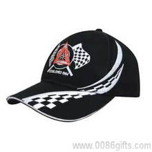 Brushed Heavy Cotton with Swirling Checks & Sandwich Peak Cap images