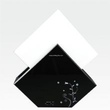 Hand touching up and down table lamp images