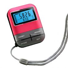 Rechargeable USB pedometer with backlight images
