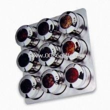 9pcs Magnetic Spice Rack images