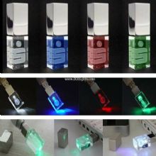 crystal usb flash drive with customizable logo images