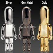 Metal robot usb flash drive images