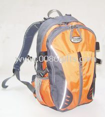 Polyester Texture Front - End Backpack Reflective Customized Sports Bag For Travelling images