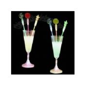 230ml red, blue, jade, yellow, multicolor led flashing champagne cup for guest house images