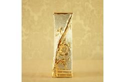 Home decoration decoration electroplating golden square opening vase images