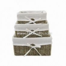 OEM Eco-friendly Handmade Storage Basket images