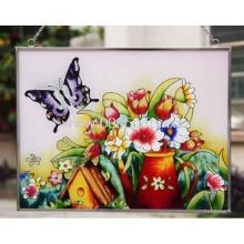Módní butterfly slunce chytač / suncatcher venkovní dekorativní zahradní kolíky images