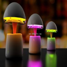 Bluetooth speaker with led light mashroom shape images