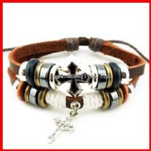 Cross Bracelet Handmade by Black Gallstones images