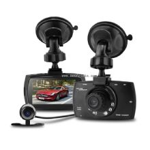 Dual lens H.264 Car DVR camera black box images