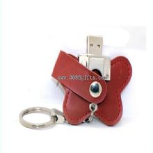 Keychain Flash Memory Usb Leather images