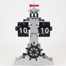 Mediterranean colour lighthouse desk clock images