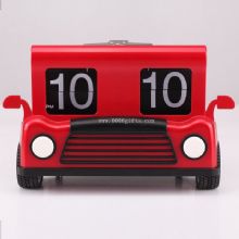 Metal truck flip desk clock images