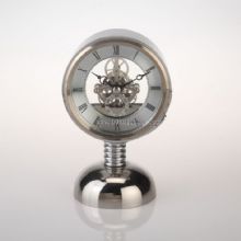 Rolling Metal Skeleton Table Clock images