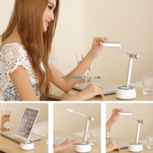 Tablet stand and bluetooth speaker with led light images