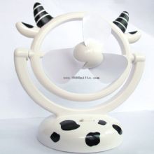 Usb mini fan with milk cow shape images
