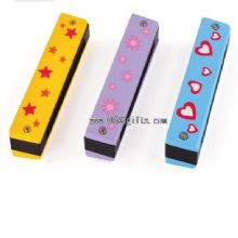 Wooden children cheap harmonica toy images