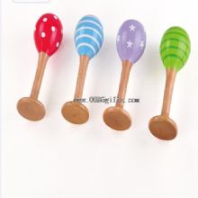 Wooden musical instrument maracas images