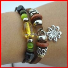 Yellow Glass Beaded Bracelet images
