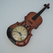 Digital Violin Table Clock images