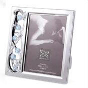Gold Plated Crystals Metal Photo Frame images
