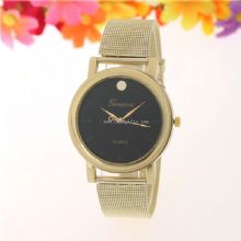 Golden mesh belt wrist watch images