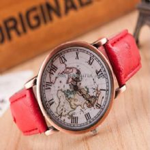map leather wrist watche images