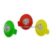 2 LED bike bicycle silica mini round safety light images