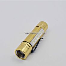 6led+3W LED rechargeable pocket flashlight with clip images