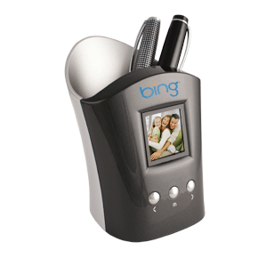 Digital Photo Viewer Pen Cup/Cell Phone Holder