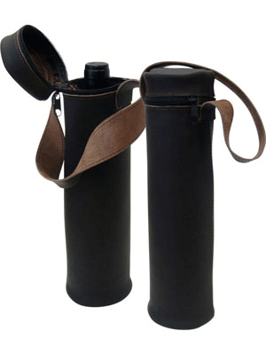 Leather Single Bottle Wine Bag