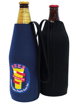 Long Neck Bottle Holder With Zipper