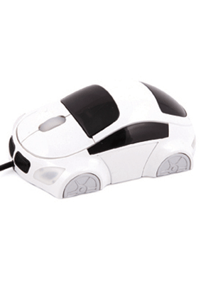 Samochód kształt mysz z kablem