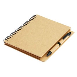 Recycla caderno e caneta