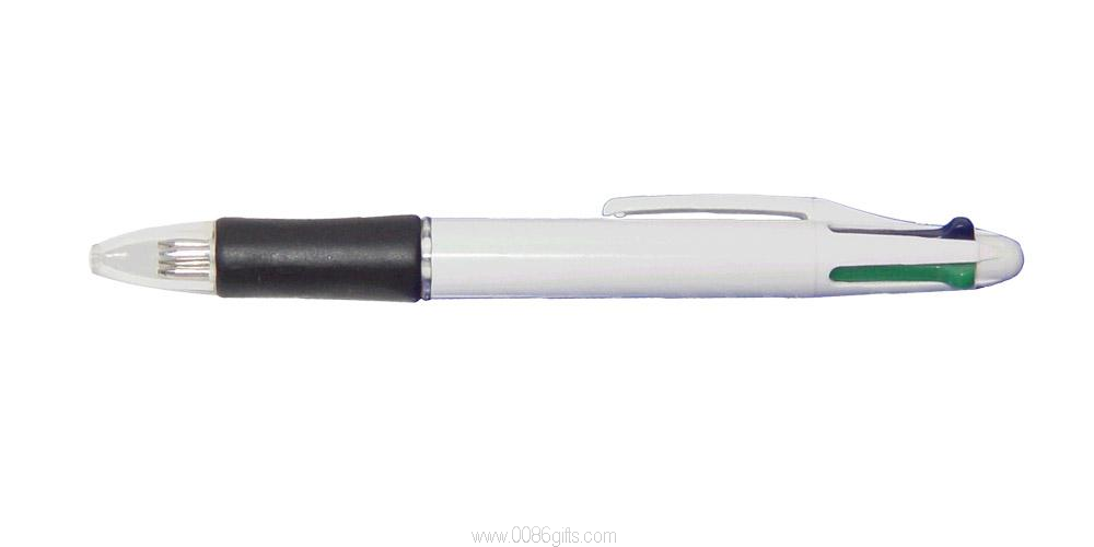 4 cor caneta caneta promocional plástica