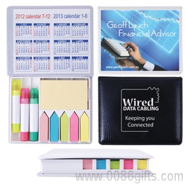 Arctic Desk Caddy Notepad Holder/Wax Highlight Markers