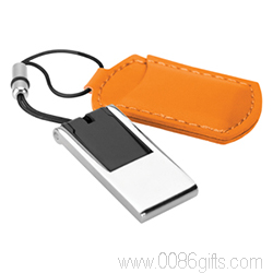 Pouchy Mini USB Flash Drive in PU Pouch