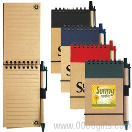 Notebook Tradie cartão com caneta