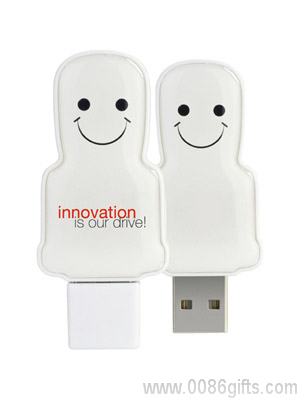 Mini USB insanlar - beyaz