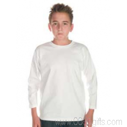 Bambini Patriot manica lunga t-shirt White