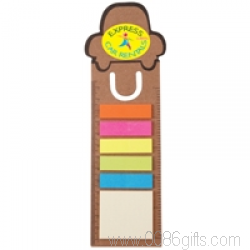Car Bookmark/ Ruler with Noteflags