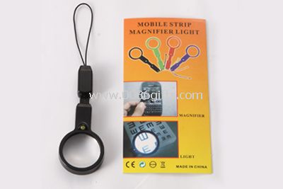 LED Magnifying glass pendant
