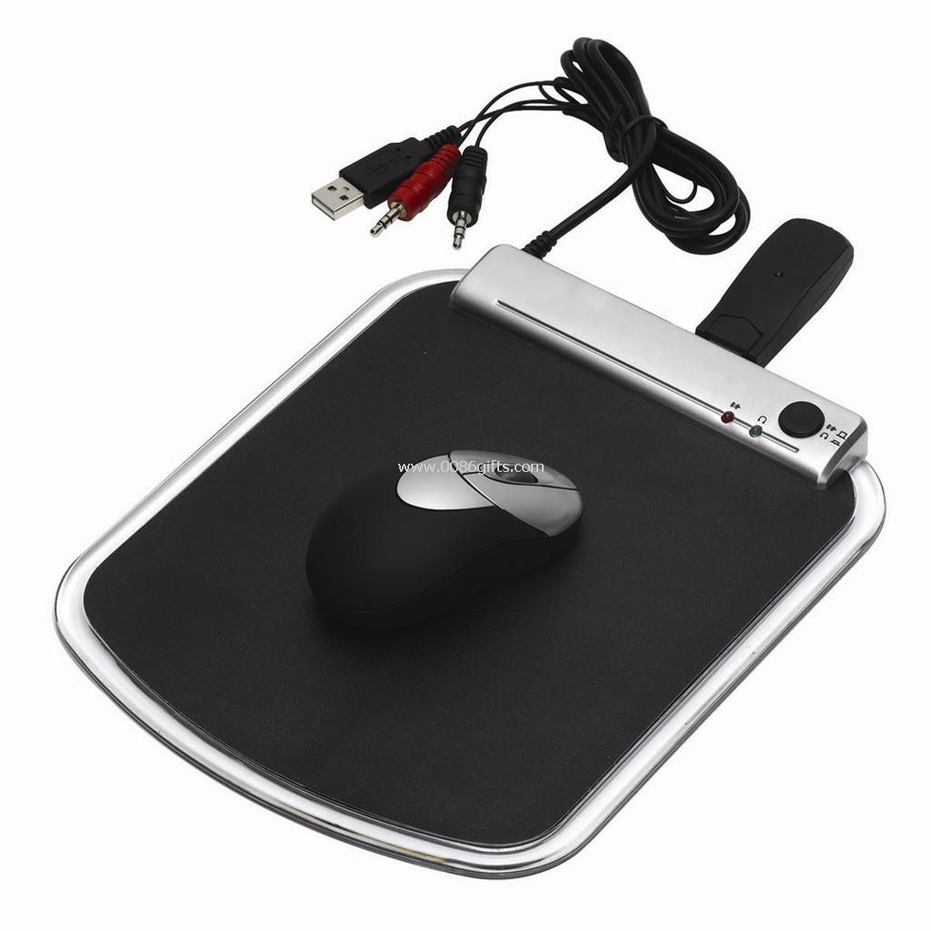 Tappetino per mouse USB hub