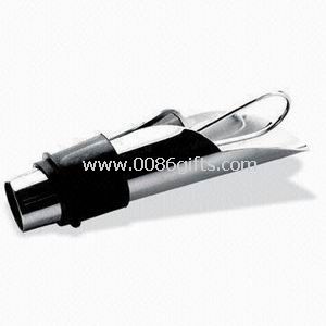 stainless steel and silicone rubber Wine Pourer