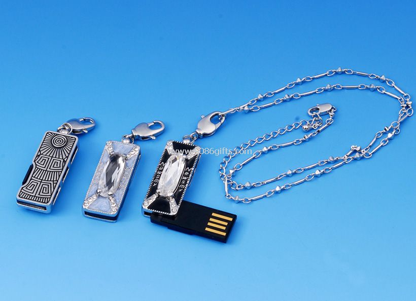 Metal jewelry usb flash disk