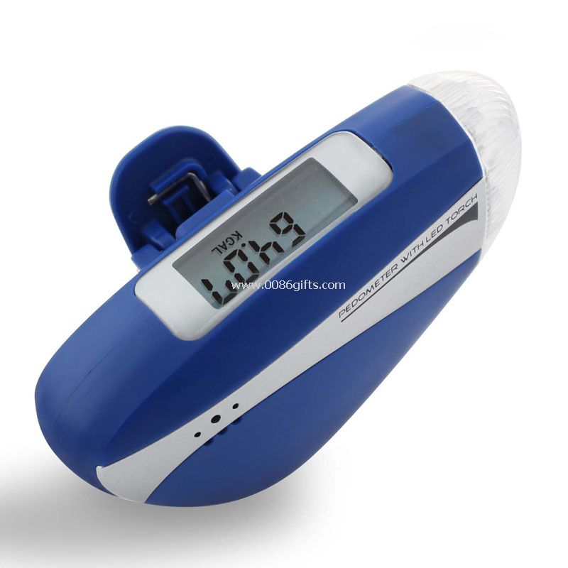Pedometer with LED Torch and siren