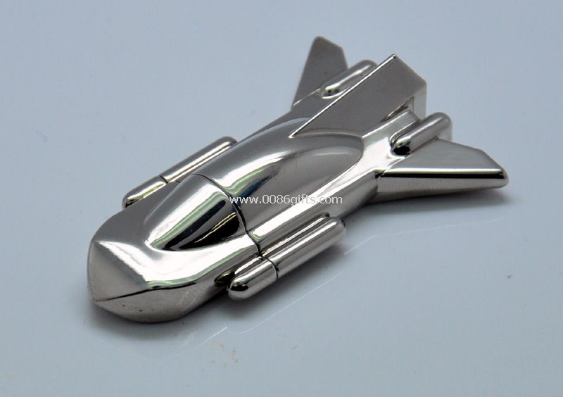 avião metal forma usb flash drive