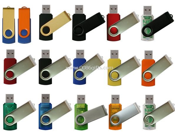 Logam putar usb flash drive