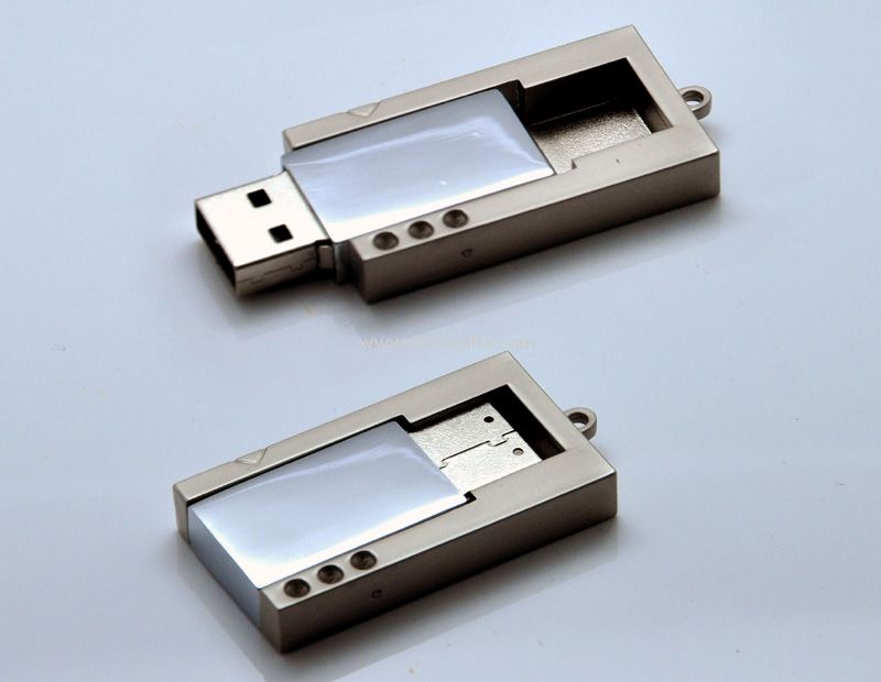 metallo girevole usb flash drive