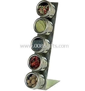 5pcs Magnetic Spice Rack